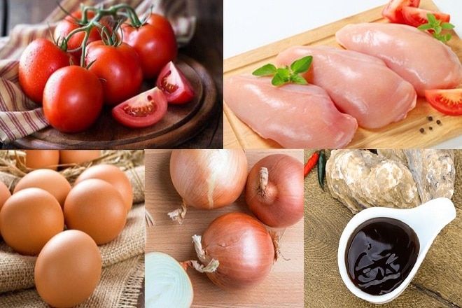 Nguyên liệu cho nước sốt chua ngọt
